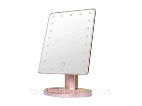 Зеркало косметическое настольное с LED подсветкой 22led 00032 8689
