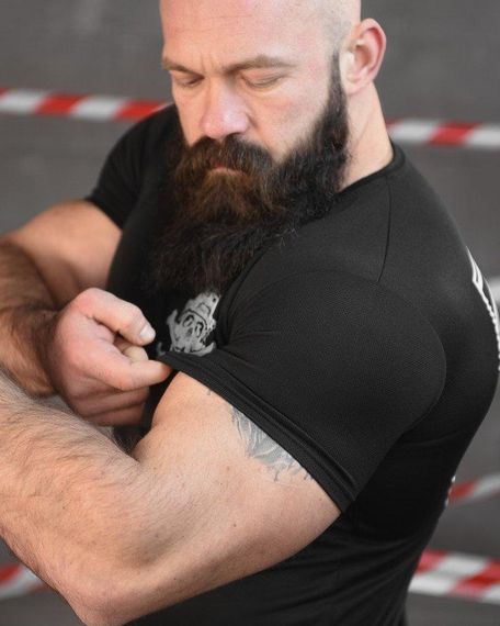 Тактична вологовідвідна футболка SABUR вечеря чорна НП5193 | Зображення 4