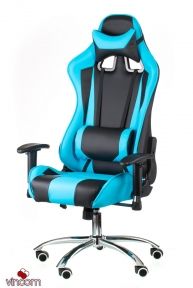 Кресло геймерское Special4You ExtremeRace blackblue (E4763)