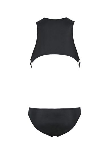Боди под кожу Passion 056 BODY ADAM, Черный, 2XL, 3XL, Большие размеры | Зображення 3