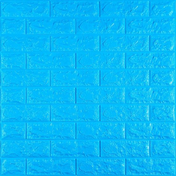 3D панель самоклейна цегла Синій 700x770x7мм (003-7) SW-00000060