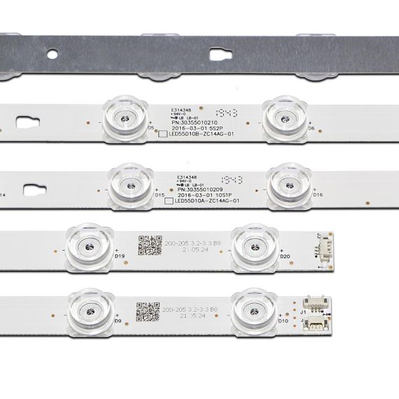 LED підсвітка TV 55" Haier LS55H510X, LS-55H510X, LS55A51, LS55AL88U71, LS55M31, LS55H30000W, 14шт. | Зображення 1