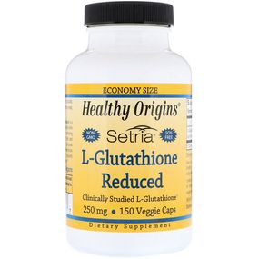 Глутатион Healthy Origins L-Glutathione Setria 250 mg 150 Caps HOG-41334