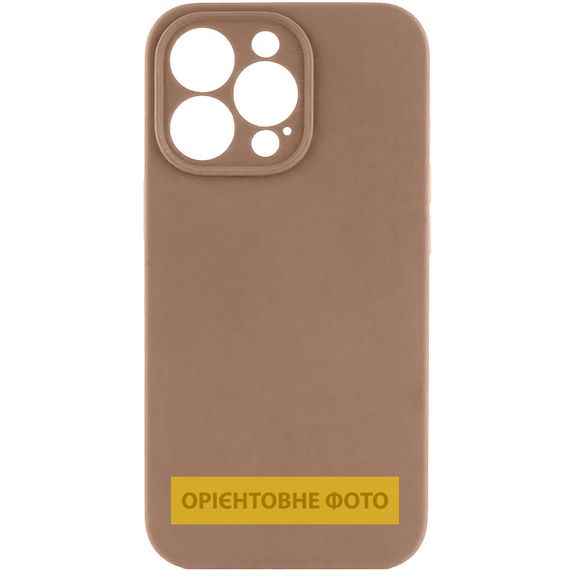 Чехол Silicone Case Full Camera Protective (AA) NO LOGO для Apple iPhone 17 Air (6.5") Бежевый / Desert Gold
