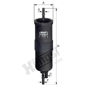 Фильтр топливный BMW 1/3/5/7/X1/X3/X7 1.5-6.0 i/d 04-, Hengst, H420WK01,