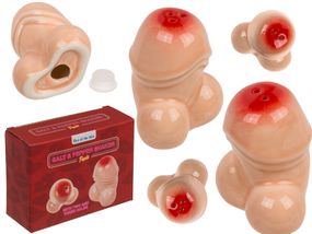Сільничка та перечниця у вигляді пеніса Salt & Pepper Shaker, 2 шт.