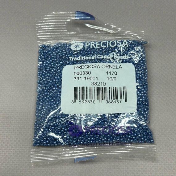 Бісер чеський Preciosa 10/0, колір 38210 - 50 г | Зображення 1