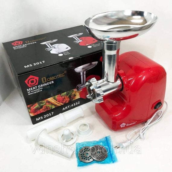 Мясорубки профессиональные Domotec, Мясорубки с соковыжималкой и шинковкой, Мясорубка 2000 вт LP-40 | Зображення 5