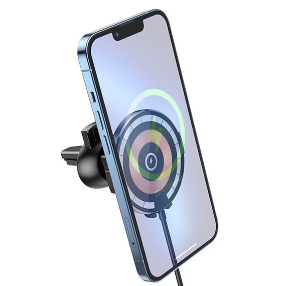 Автотримач з БЗП Hoco CW42 магнітний Black | Зображення 7