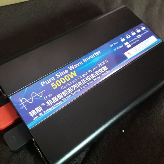 Інвертор перетворювач напруги на 24/220 вольтів чистий синус 5000w (2500) | Зображення 4