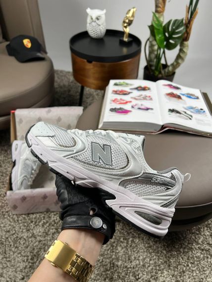 Чоловічі кросівки  New 530 Premium  White Silver весна / лето / осень A3661 44 28 - 28,5 см | Зображення 7