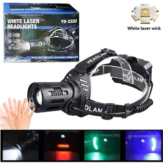 Ліхтар на лоб для риболовлі Police, Ліхтар на голову для гаража і дачі голову діодний OP-57