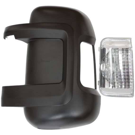 Peugeot Boxer II (від 2006-) корпус зовнішнього дзеркала лівий ДОВГИЙ КРОНШТЕЙН + поворотник, Пежо Боксер 2