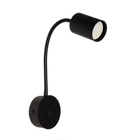 Бра (світильник настінний) Chime GU10 W90GNBT Чорний, Atmolight