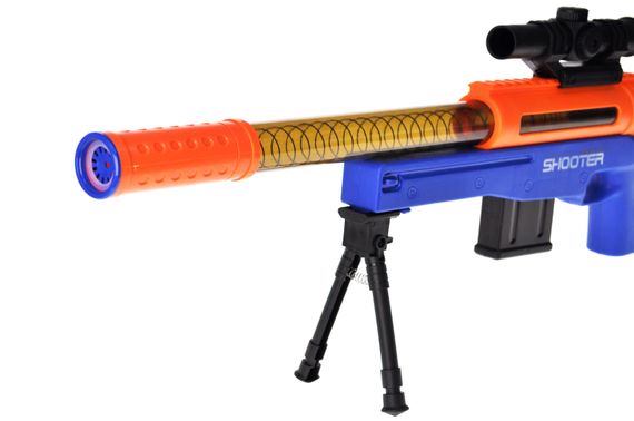 Помпова рушниця 108-401 в коробці р.68x6,5x16 см YG Toys | Зображення 3