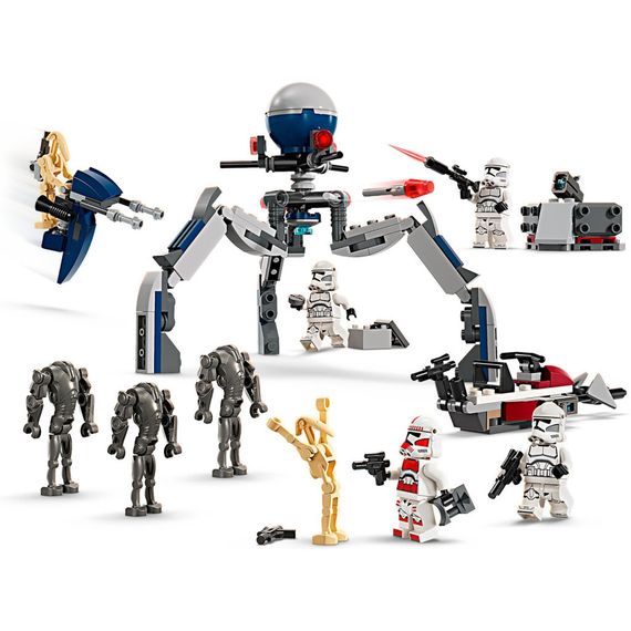 Конструктор LEGO Star Wars Клони-піхотинці й Бойовий дроїд. Бойовий набір 215 деталей (75372) | Зображення 2