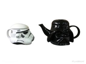 Подарочный Набор Кружка Чашка Бокал 3D Крышкой Star Wars Штурмовик 3D и Заварник