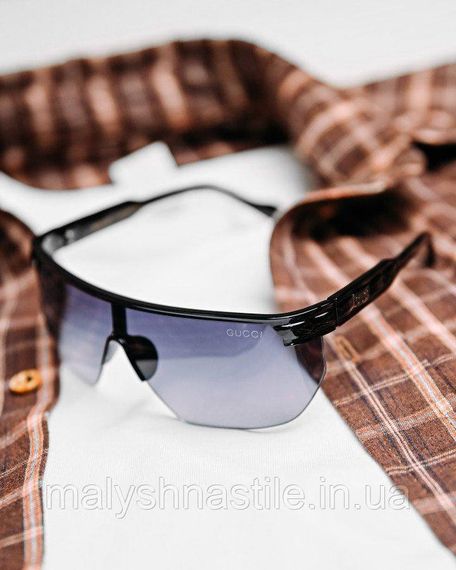 Чоловічі сонцезахисні окуляри Gucci black 4 ДЛ7379 | Зображення 6