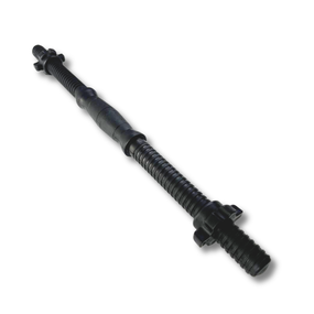 Гриф гантельный Trex Sport TX 51см (25мм) из пласт. гайками черный