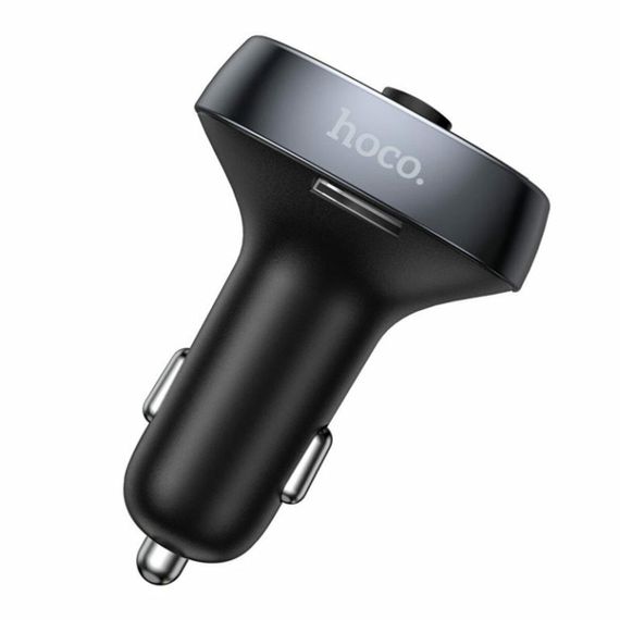 АЗП з FM-модулятором HOCO E51 Road treasure car BT FM transmitter Black | Зображення 1