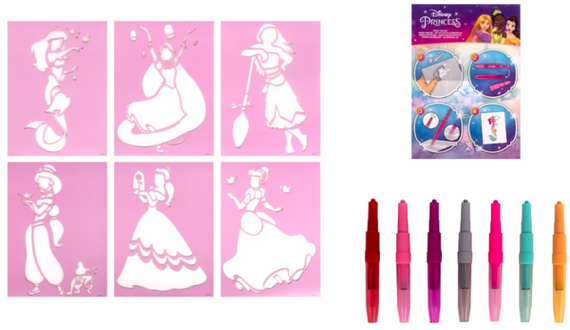 Набір Disney Princess Спрей-ручки з трафаретами (DP22364) | Зображення 1