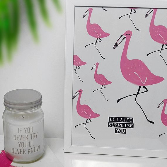 Постер в рамке Let life surprise you 15x21 см, A5 (WMT5_EX012)