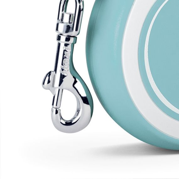 Повідець-рулетка Flexi для собак New Comfort стрічка блакитна розмір XS 3 м/ 12 кг | Зображення 3