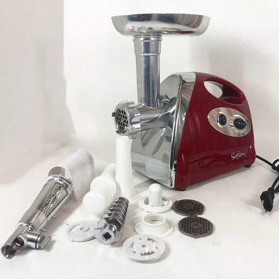 Електром'ясорубка Suntera SMG-5420R 1800 Вт, електром'ясорубка соковитискач для томатів, м'ясорубка для дому | Зображення 9