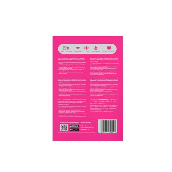 Смарт-віброяйце Lovense Lush 4, дуже потужне, швидке заряджання, LED-підсвічування | Зображення 6