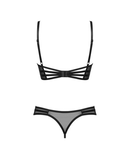 Открытый комплект Obsessive Roxelia set otwarty Черный M/L | Зображення 5