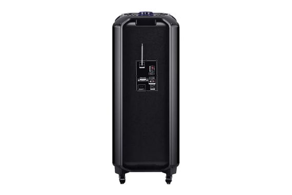 Акумуляторна акустична система XPRO HS-TD1010 колонка валіза 300Вт USB, SD, FM радіо, Bluetooth, 2 радіомікрофони, ДУ (MER-15696) | Зображення 3