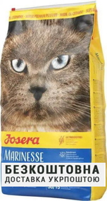 Сухой корм Josera Marinesse беззерновой для взрослых котов гипоаллергенный с лососем 10 кг