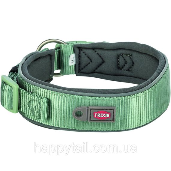 Нашийник для собак Trixie (Тріксі) Premium екстраширокий — L–XL, 53–62 см / 50 мм, блакитно-сірий | Зображення 1