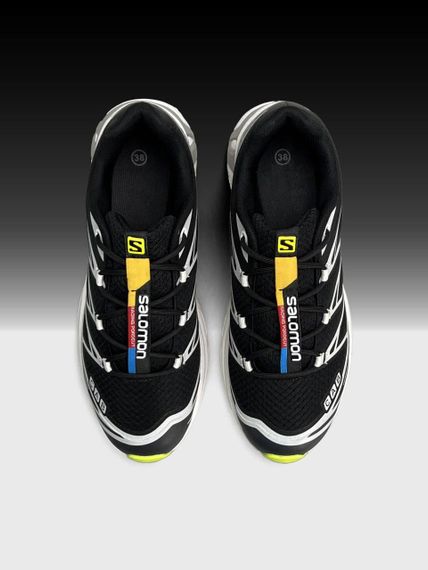 Кроссовки Salomon XT-6 Black White Lime , Вьетнам 40 25.5 | Зображення 2