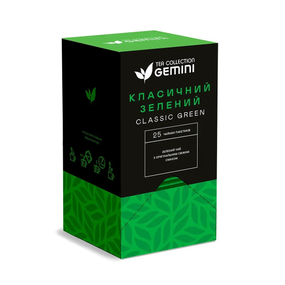 Чай Gemini Классический Зеленый 25 шт.