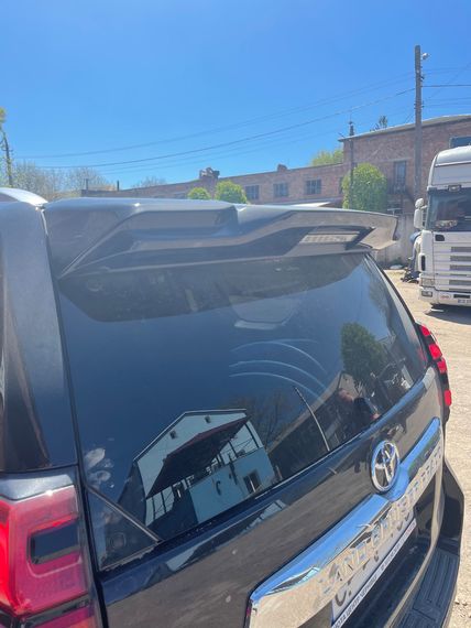 Спойлер вставка (поверх рідного спойлеру) Чорний колір для Toyota Land Cruiser Prado 150 2009-2023 рр | Зображення 6