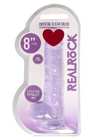 Фалоімітатор - Realrock Dildo 8" Purple Sex Aura
