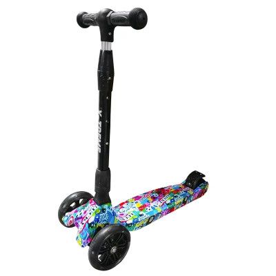 Самокат X-TREME KS-229WF RACE черный (127349) - Топ Продаж!
