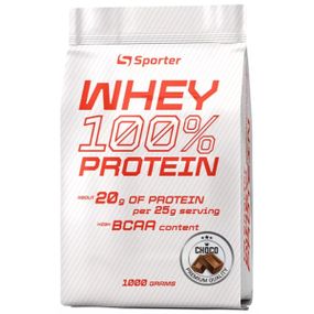 Протеїн Sporter Whey 100% Protein 1000 g /40 servings/ Chocolate
