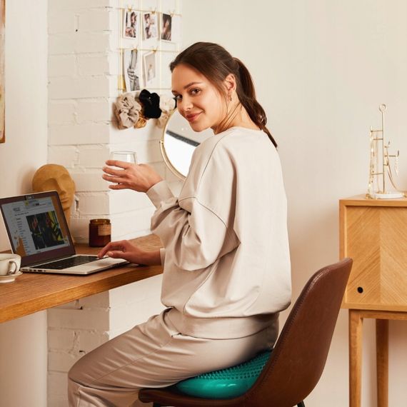 Балансувальна подушка-диск 4FIZJO PRO+ 33 см (сенсомоторна) масажна Mint 4FJ0313 (P-5907739314468) | Зображення 6