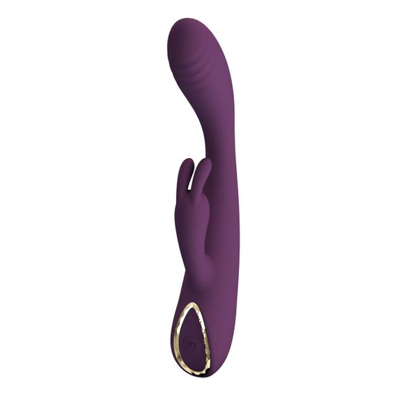 Вібратор - Pretty Love Emma Powerful Silicone Rabbit Vibrator Sex Aura | Зображення 2