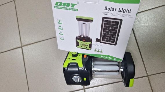 УЦЕНКА! Портативная автономная система с солнечной панелью Solar Light DT-9016 (Повреждение на корпусе 3048) | Зображення 1