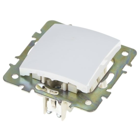 Выключатель одноклавишный белый RB-1V | Зображення 5