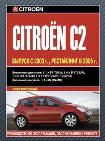 Citroen C2. Керівництво з ремонту та експлуатації. Книга