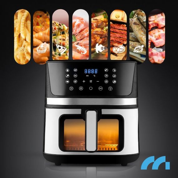 Мультипіч Maltec AirFryer1800W-7L, 7 л, аерофритюрниця без олії з віконцем і дисплеєм | Зображення 9