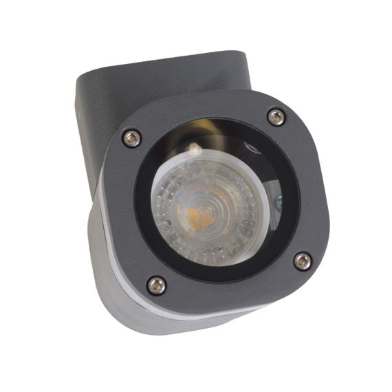 Светильник фасадный GU10 IP54 Dark Grey (AL-127/1) | Зображення 2