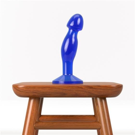Анальна пробка - Flawless Clear Prostate Plug 6.5" Blue | Зображення 3
