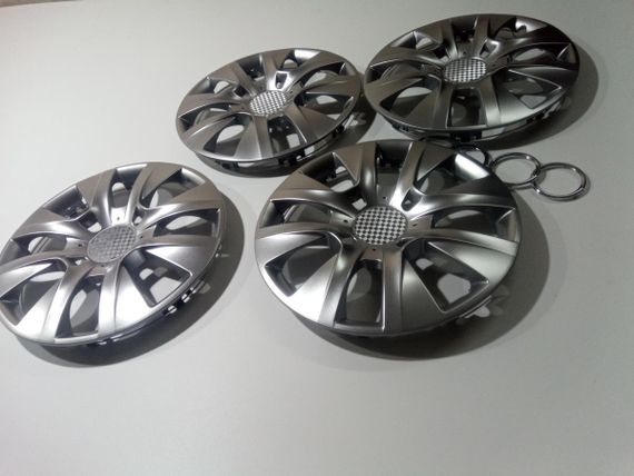 Ковпаки SJS (Туреччина), 15" 334 Peugeot (к-т 4 шт) + емблема на вибір (334/15) | Зображення 2