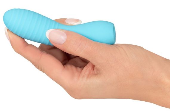 Міні-вібратор із рельєфом You2Toys Cuties 3, блакитний Sex Aura | Зображення 4