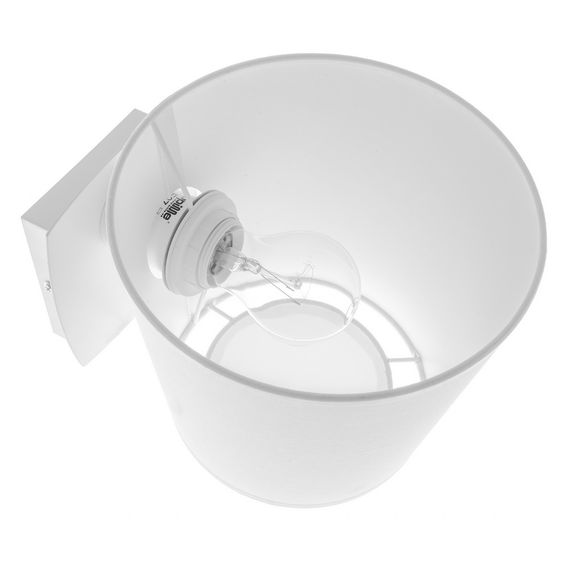 Бра настенное накладное с абажуром BKL-644W/1 E27 WH | Зображення 1